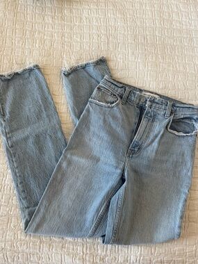 Abercrombie & Fitch The 90s Straight Ultra High Rise